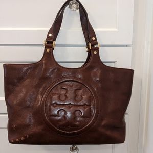 Tory Burch brown leather shoulder bag